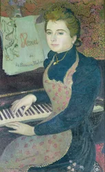 Marthe at the Piano or, Minuet of Princess Maleine